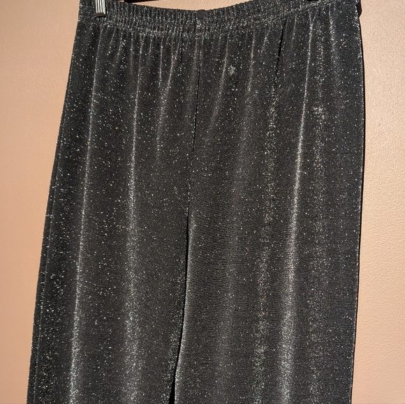 VINTAGE Karin Stevens Sparkly Culottes cropped pant - Picture 8 of 8